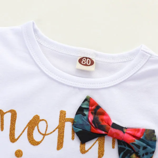 [6M-4Y] Cute Baby Summer Comfortable T-Shirt With Shorts