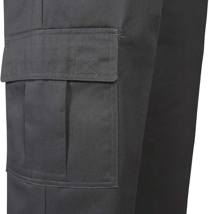 AKA Wrinkle Free Men's Full Elastic Waist Twill Casual Pant - Black