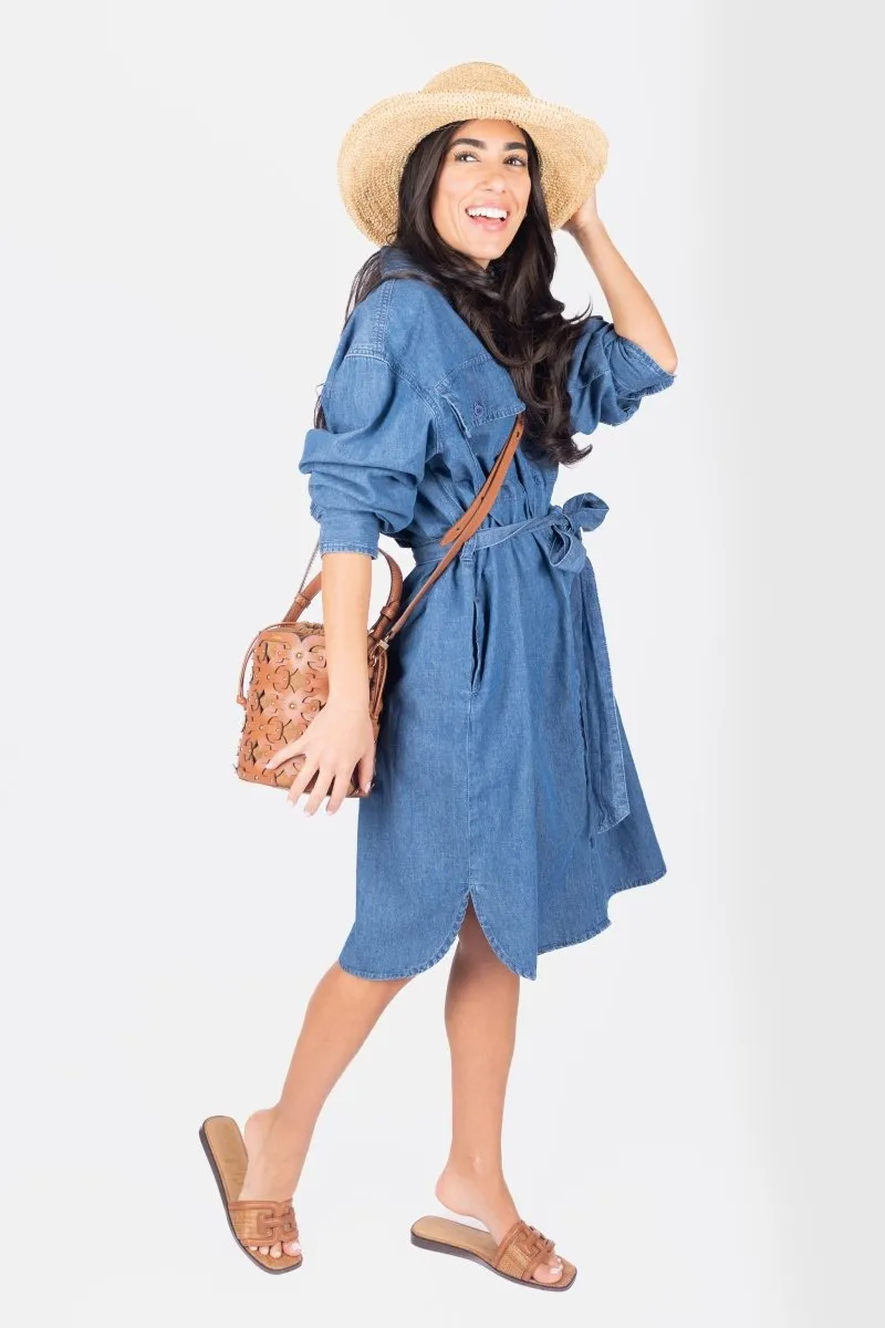 ALICIA DRESS (DENIM)