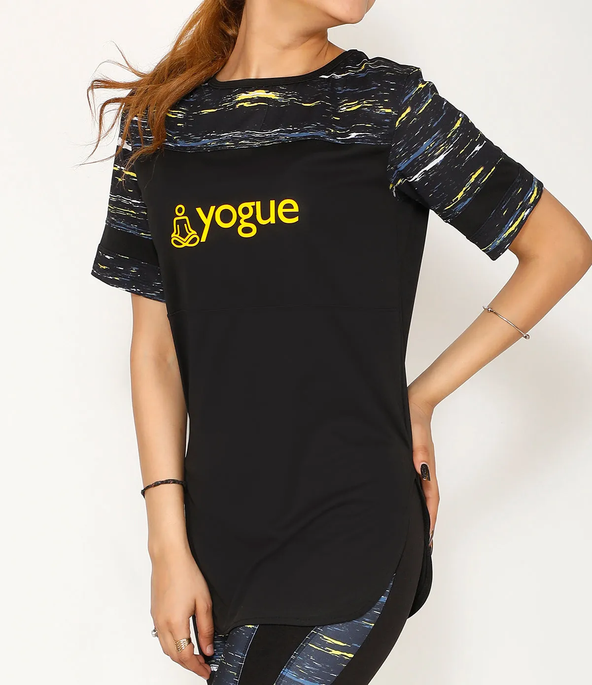 Atlantic Black Long T-Shirt