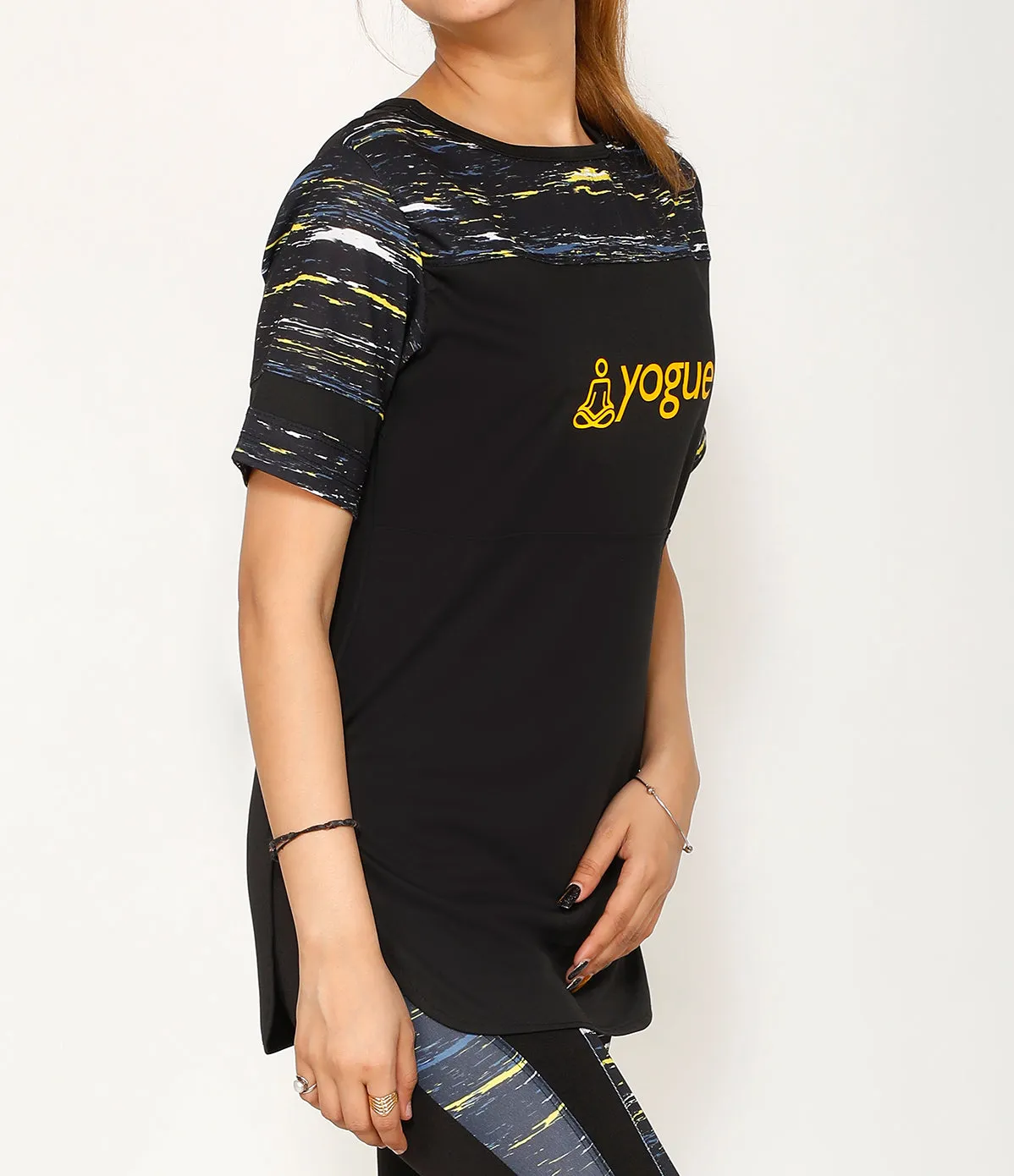 Atlantic Black Long T-Shirt
