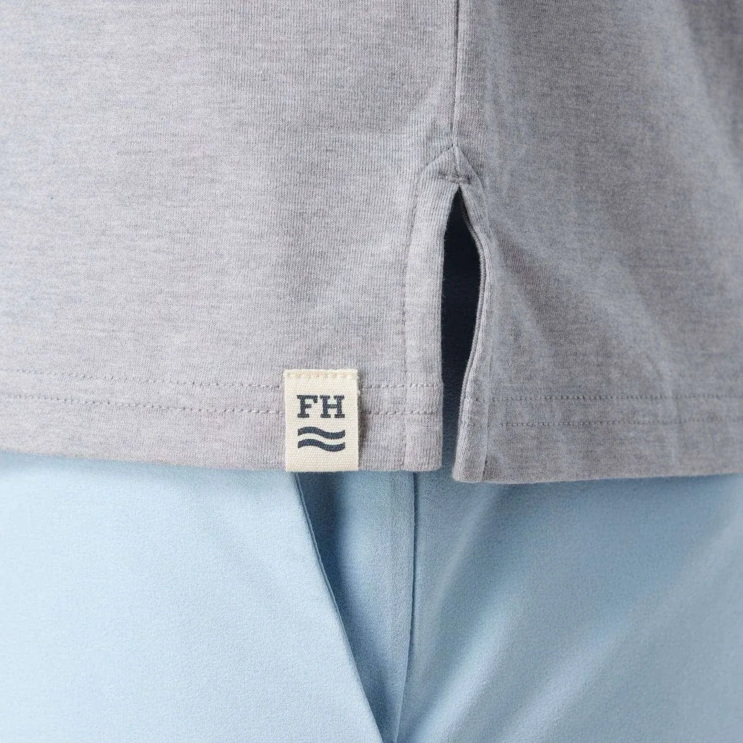 Atlantic Polo - Heather Grey