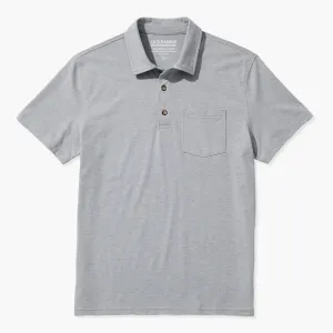Atlantic Polo - Heather Grey
