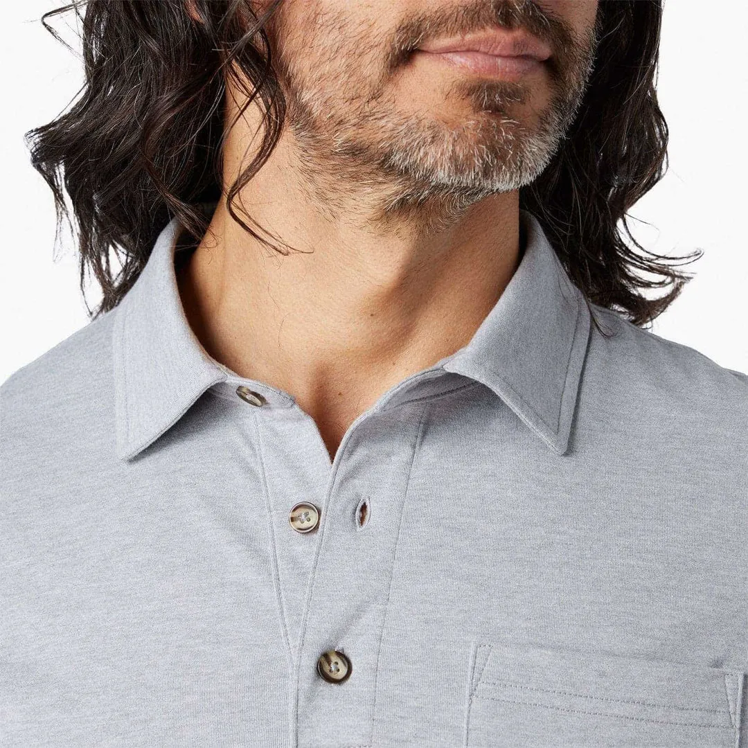 Atlantic Polo - Heather Grey