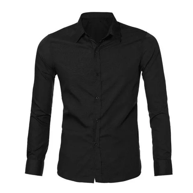 Autumn New Arrive Fashion Shirts Mens Luxury Stylish Casual Slim Fit Men Shirts Casual Long Sleeve Male Hombres Camisas 23Oct1