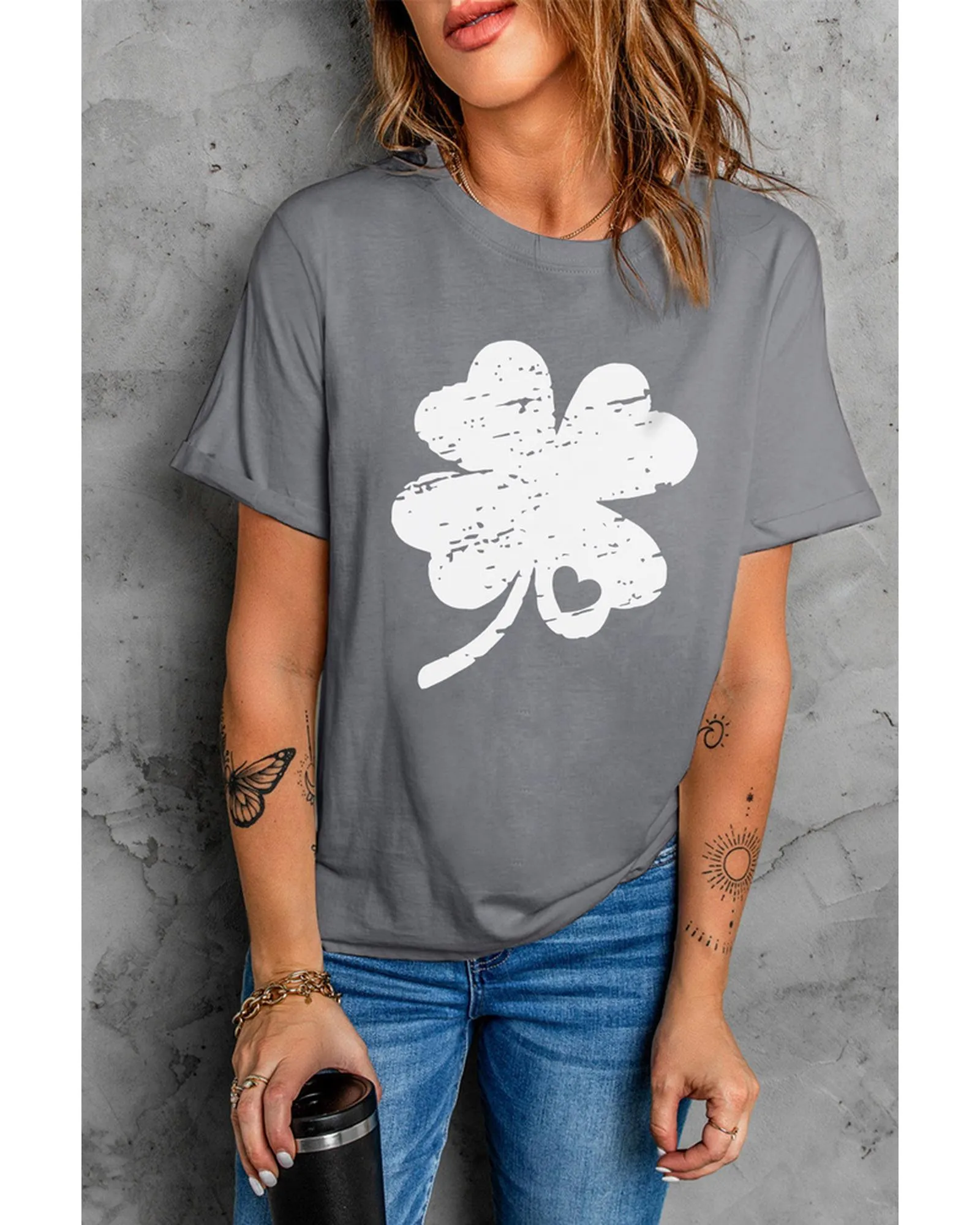 Azura Exchange St Patrick Graphic Print Tee - S