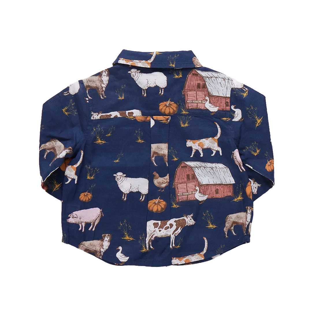 Baby Boys Jack Shirt - On The Farm