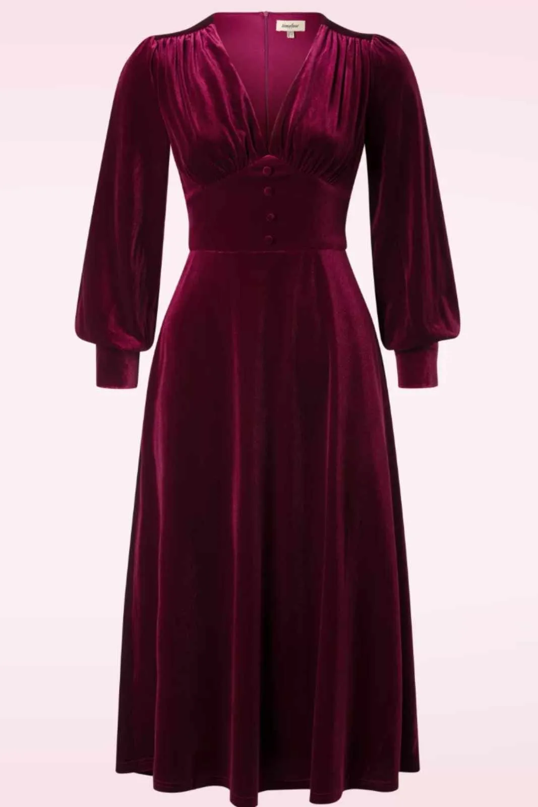 Balia Velvet Midi Dress