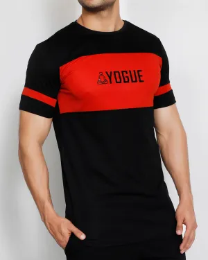 Black Red Long T-Shirt