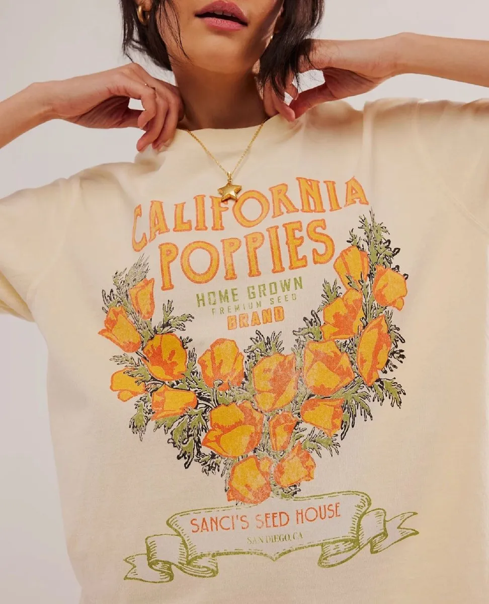 California Poppies Harvest Graphic Tee