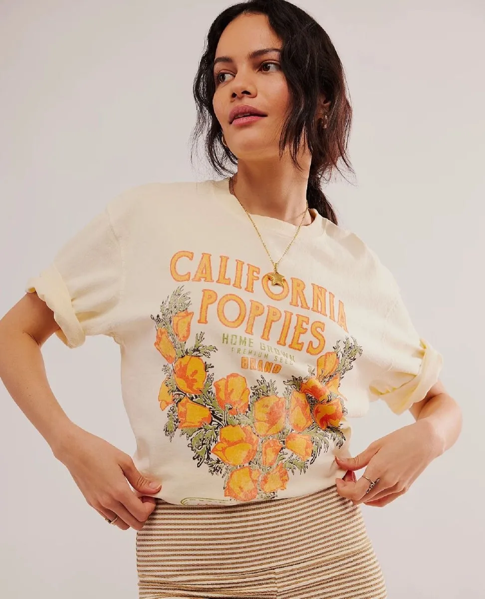 California Poppies Harvest Graphic Tee