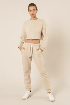 Carter Classic Trackpant- Ecru