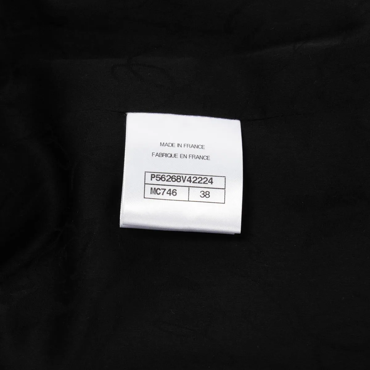 Chanel Black Fantasy Tweed Cropped Jacket FR 38