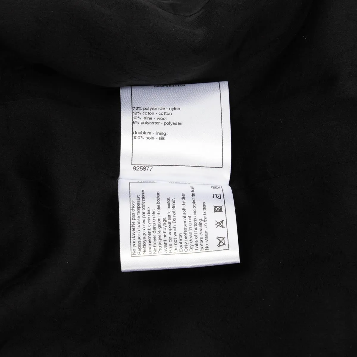 Chanel Black Fantasy Tweed Cropped Jacket FR 38