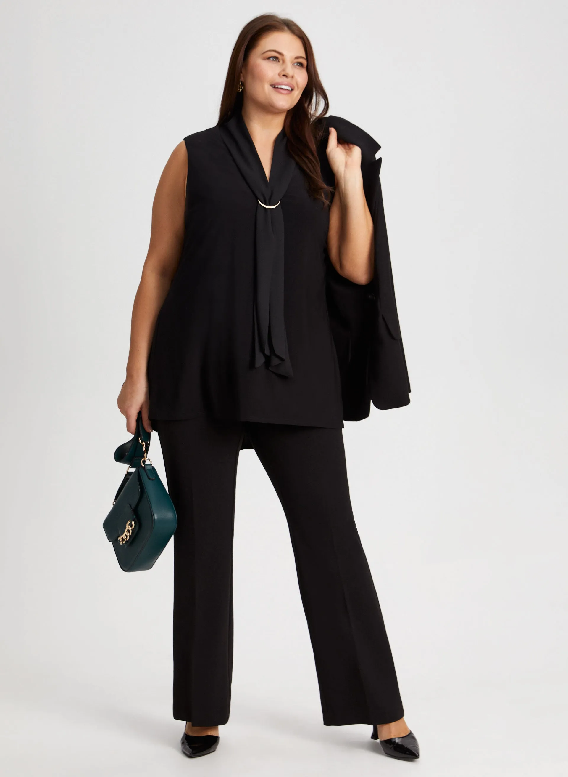 Chiffon Tie Detail Sleeveless Top