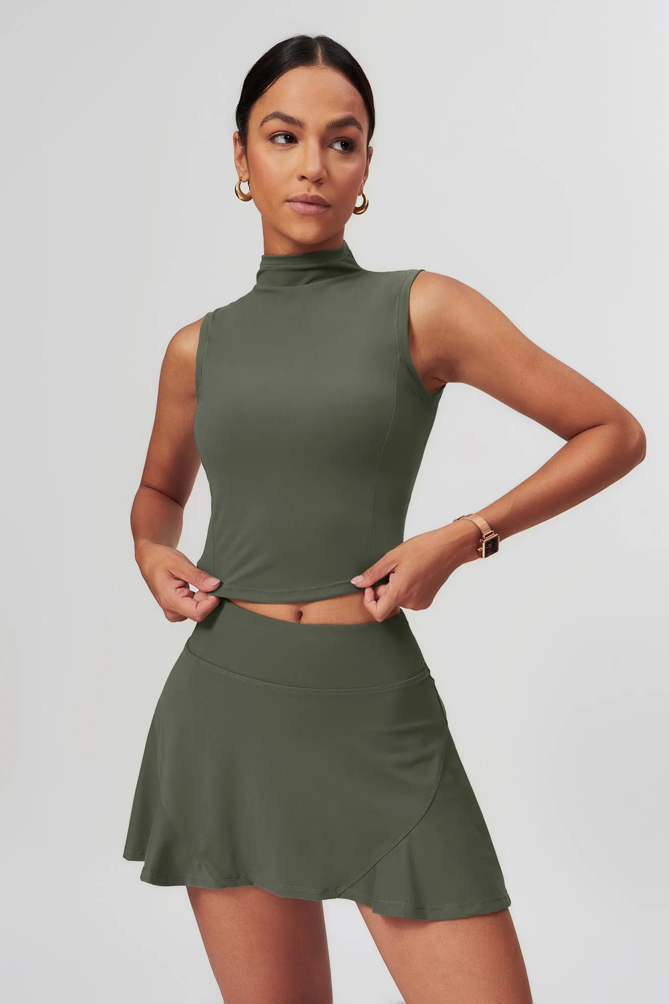 Colleen Mini Skirt - Black