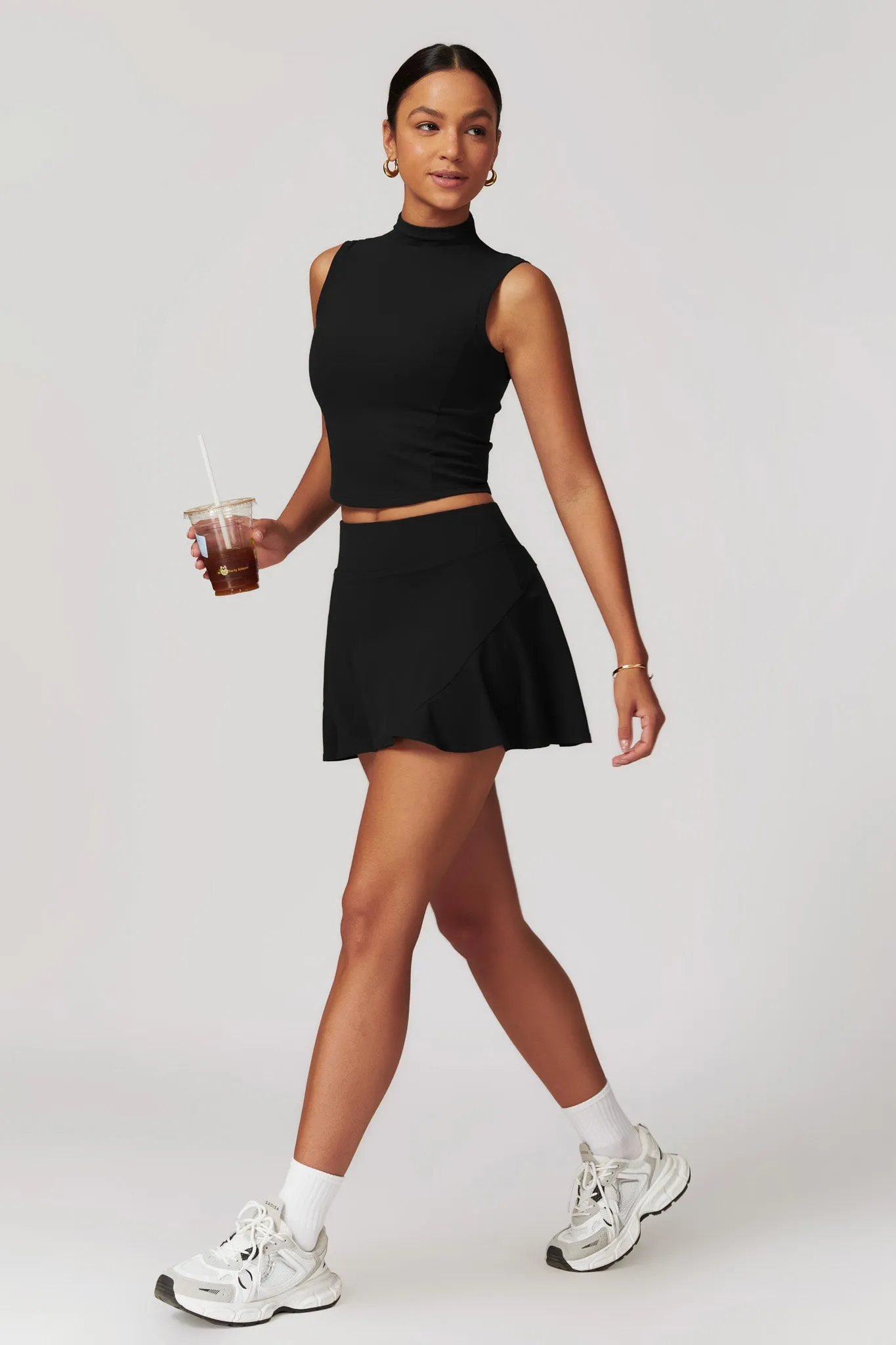 Colleen Mini Skirt - Black