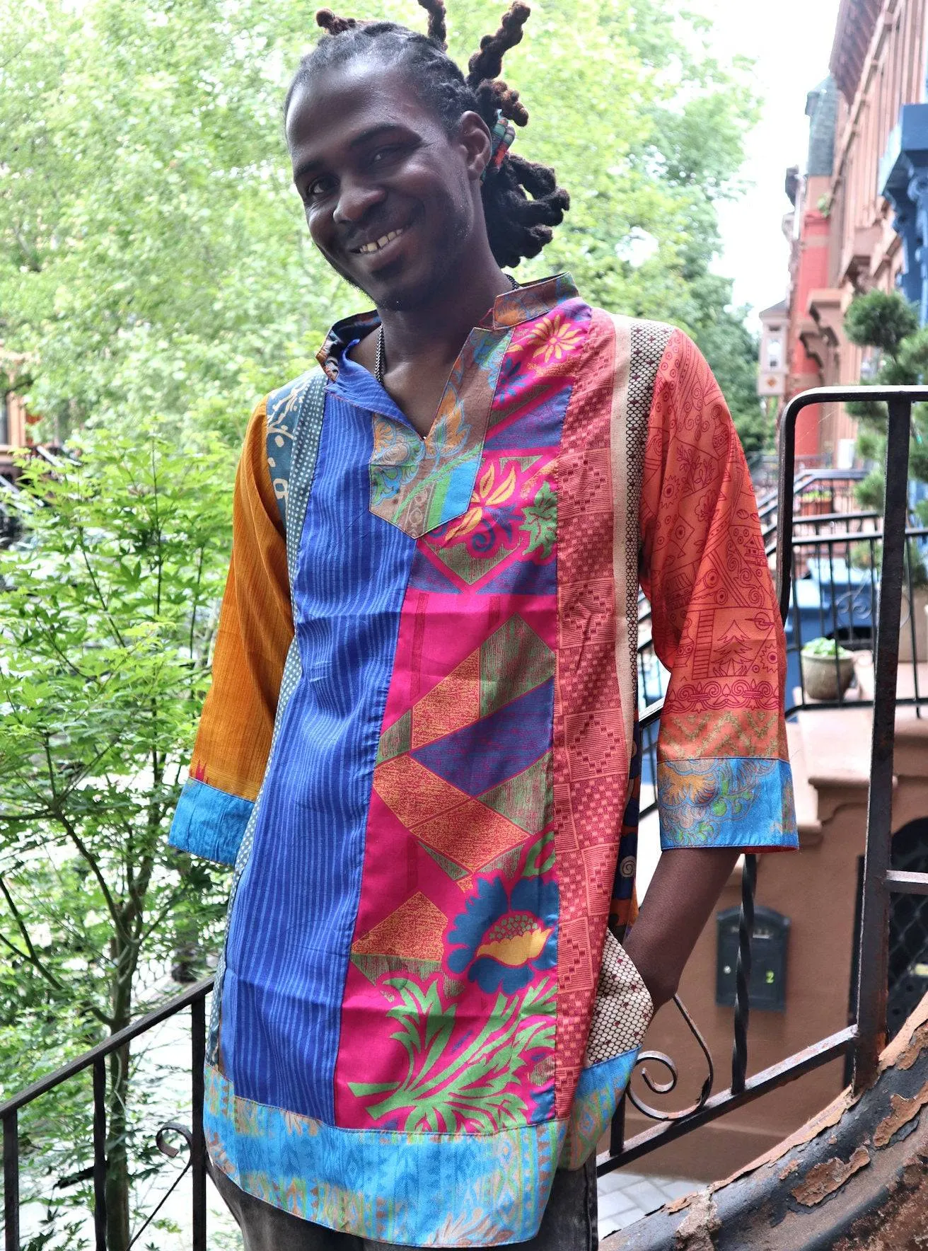 Colorful Stylish saree shirt