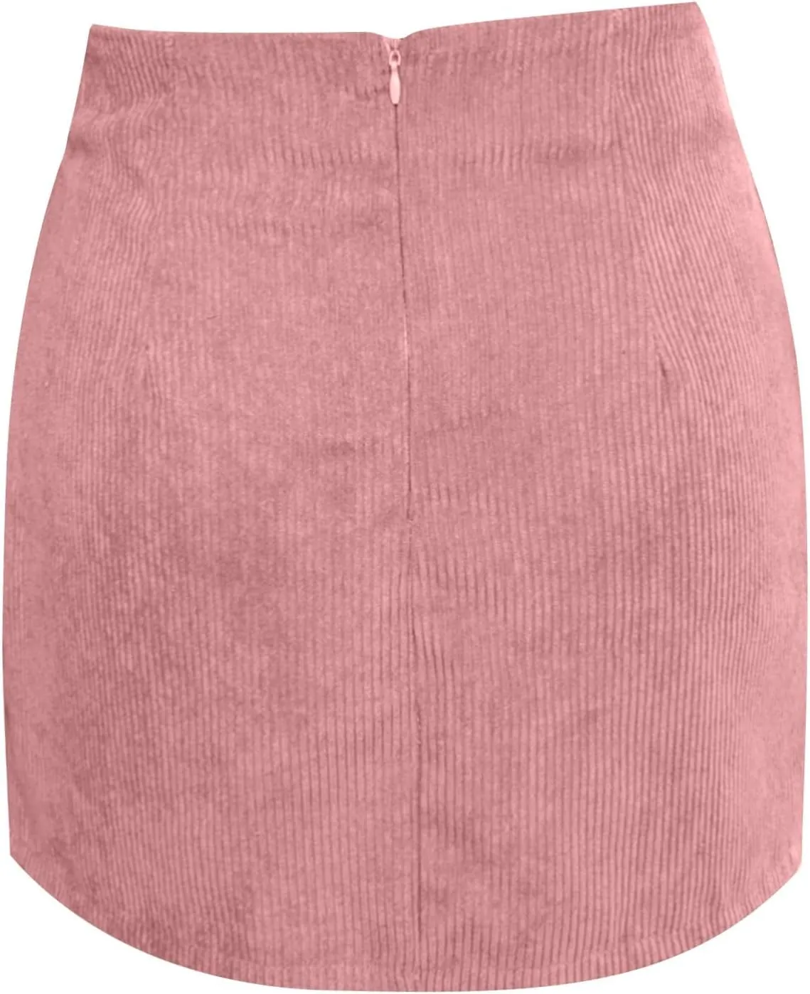 Corduroy Skirt Women Comfy High Waist Mini Pencil Skirt Casual Fall Winter A Line Mini Skirts with Back Zipper