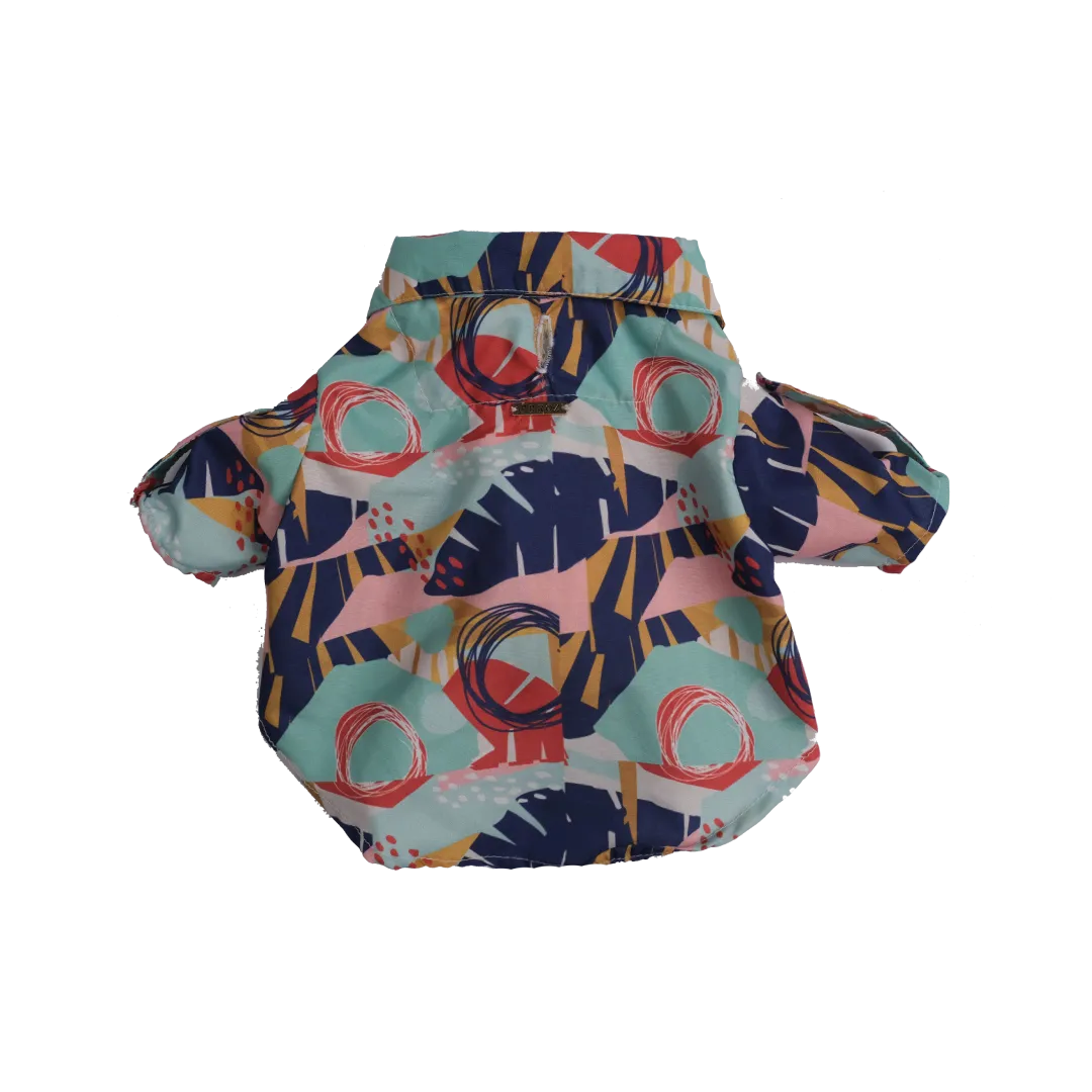 Dog Shirt Abstract City
