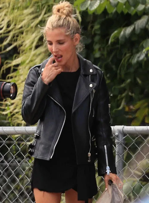 ELSA PATAKY LEATHER JACKET | BLACK JACKET