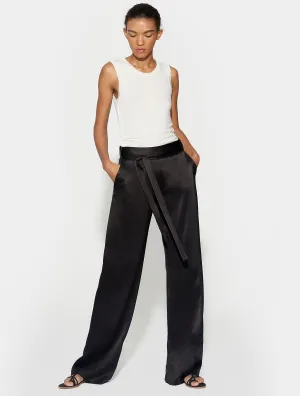 Flowy Satin Back Crepe Pant