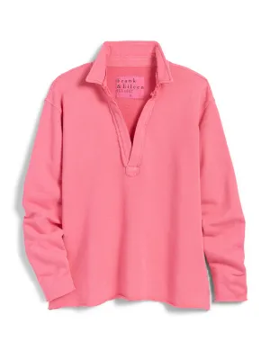 Frank & Eileen -  Patrick Popover Henley Sweatshirt in Taffy
