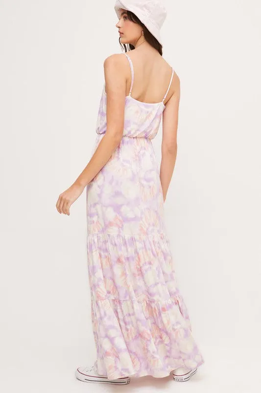 Free Spirit Maxi Tie Dye Dress