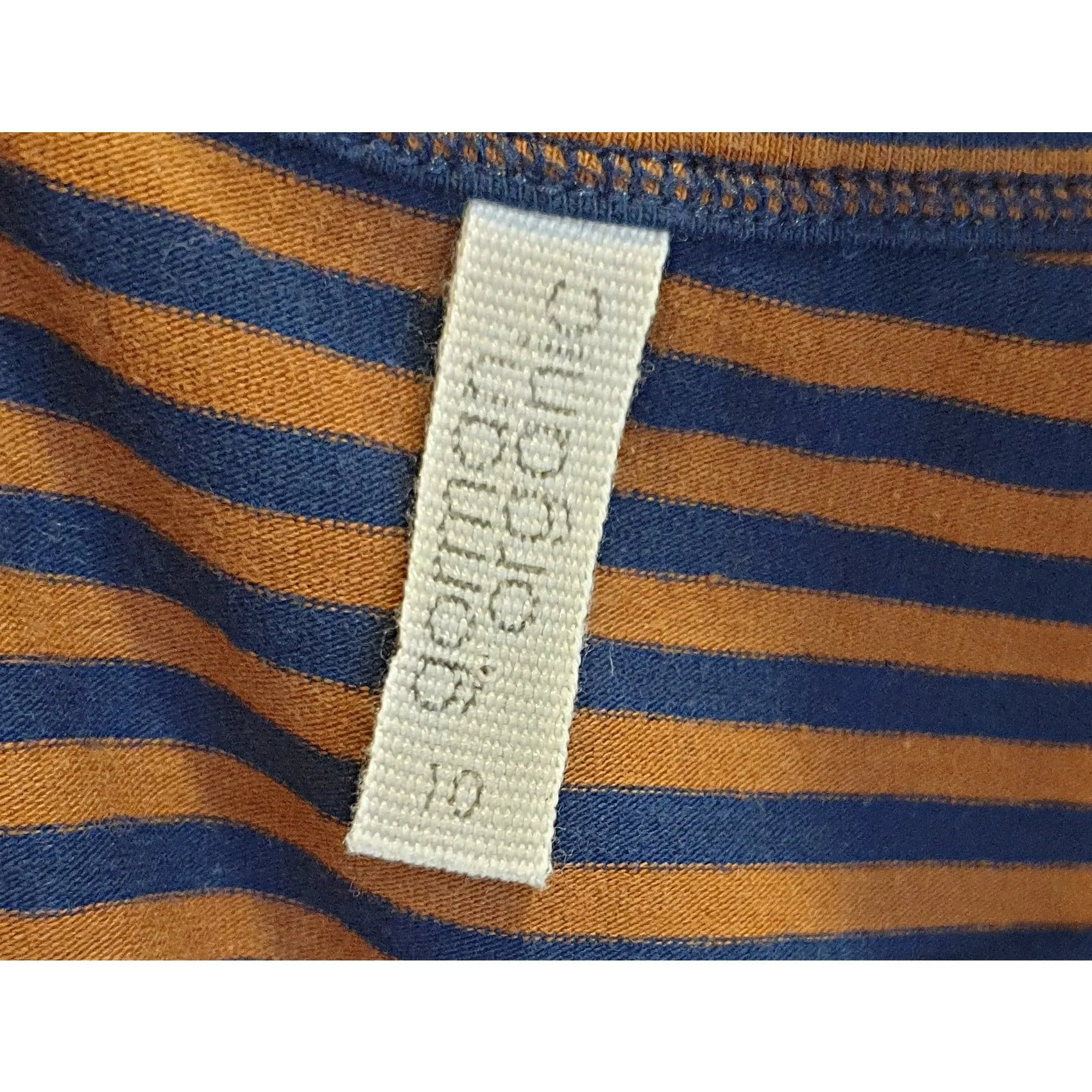 Gorman navy and brown striped sleeveless top size 10 (best fits sizes 6-8)