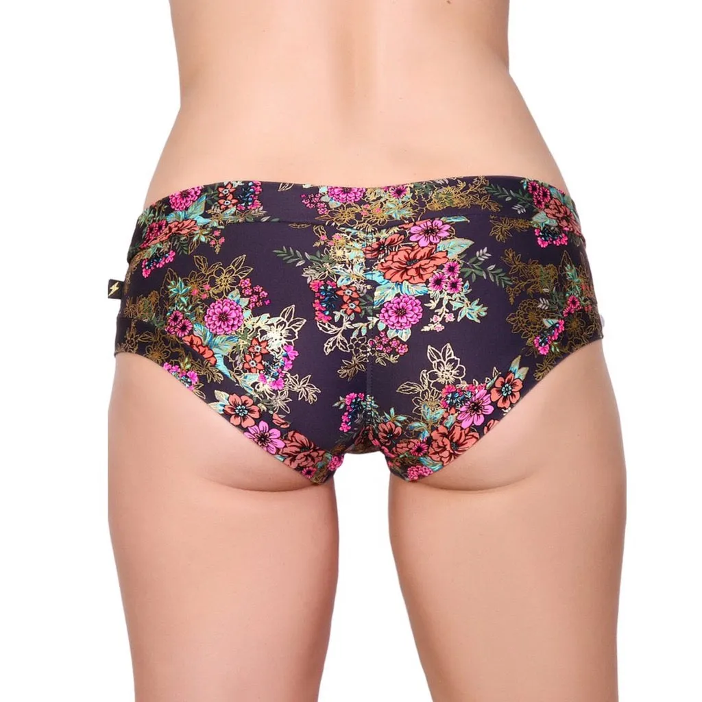 Gunmetal Garden Hot Pants