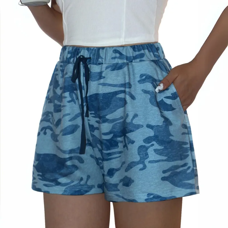 High Rise Camo Shorts – Comfortable and Stylish Workout Shorts
