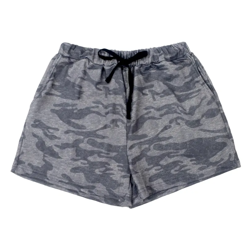 High Rise Camo Shorts – Comfortable and Stylish Workout Shorts
