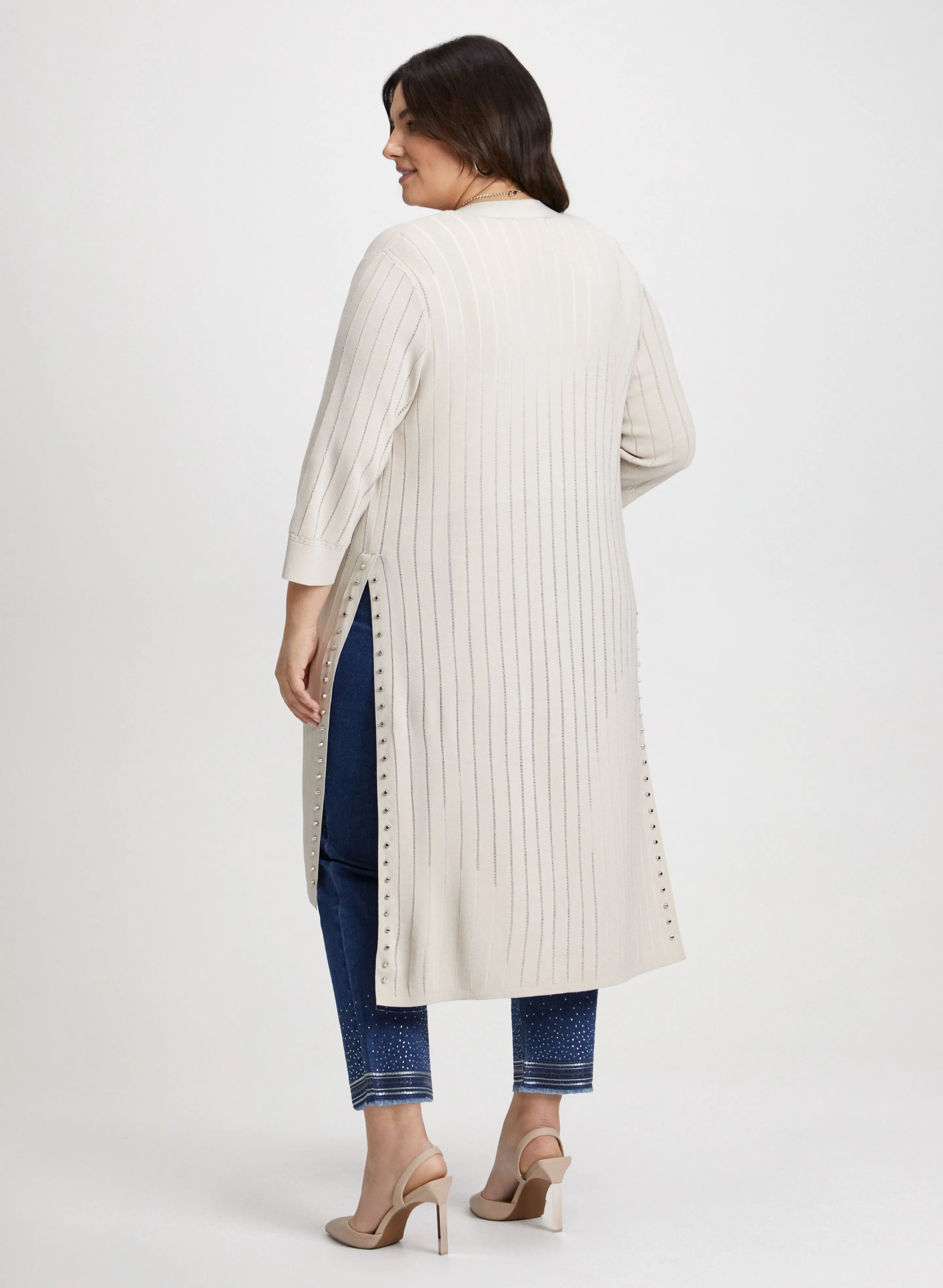 Joseph Ribkoff - Bead Detail Open Front Cardigan