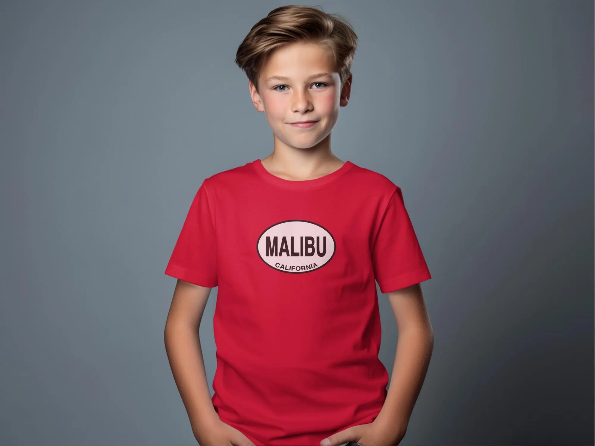 Malibu California Souvenir Graphic Unisex Casual T-Shirts