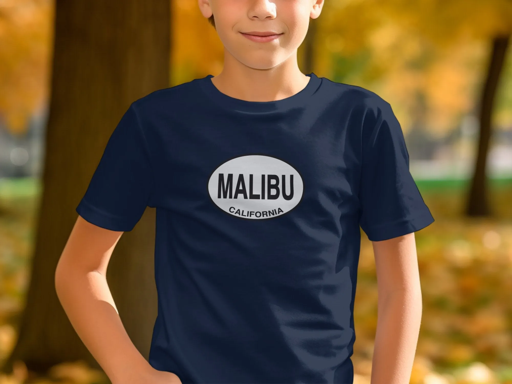 Malibu California Souvenir Graphic Unisex Casual T-Shirts