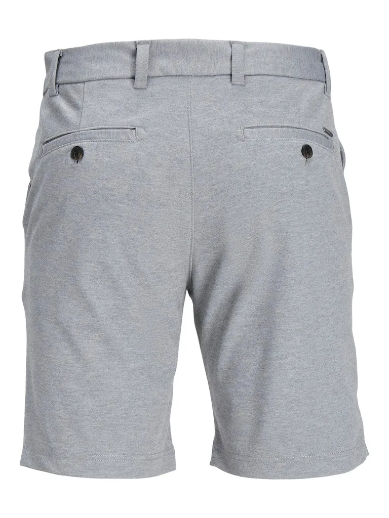 Marco Cooper Light Grey Melange Chino Shorts