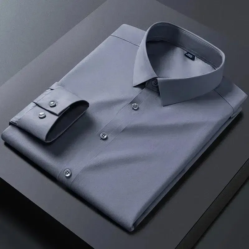 Mens Anti-Wrinkle Long Sleeve Shirts