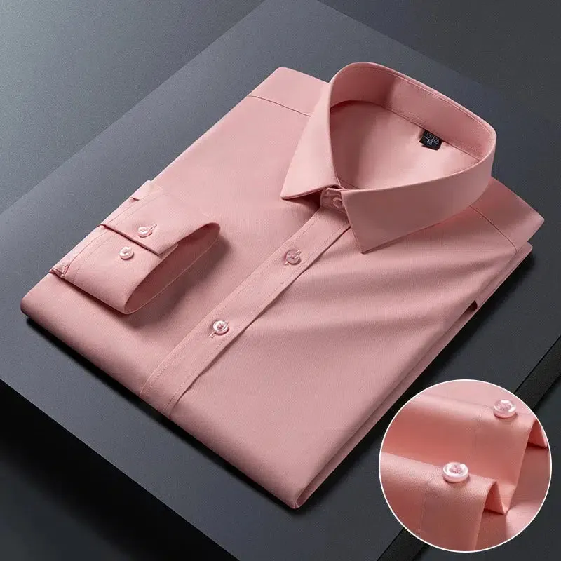 Mens Anti-Wrinkle Long Sleeve Shirts