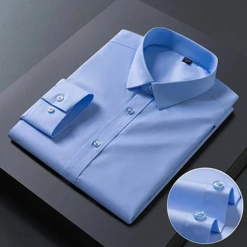 Mens Anti-Wrinkle Long Sleeve Shirts