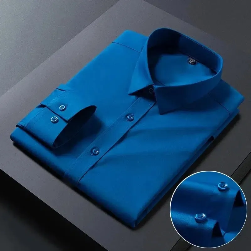 Mens Anti-Wrinkle Long Sleeve Shirts