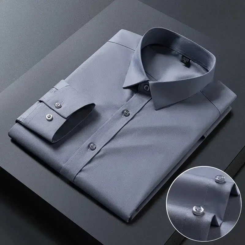 Mens Anti-Wrinkle Long Sleeve Shirts