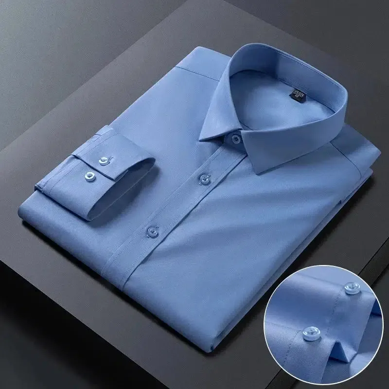 Mens Anti-Wrinkle Long Sleeve Shirts