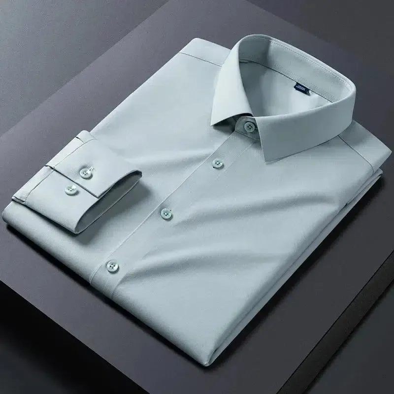 Mens Anti-Wrinkle Long Sleeve Shirts