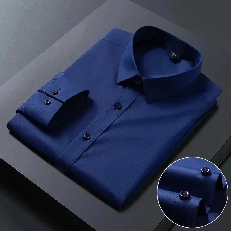 Mens Anti-Wrinkle Long Sleeve Shirts
