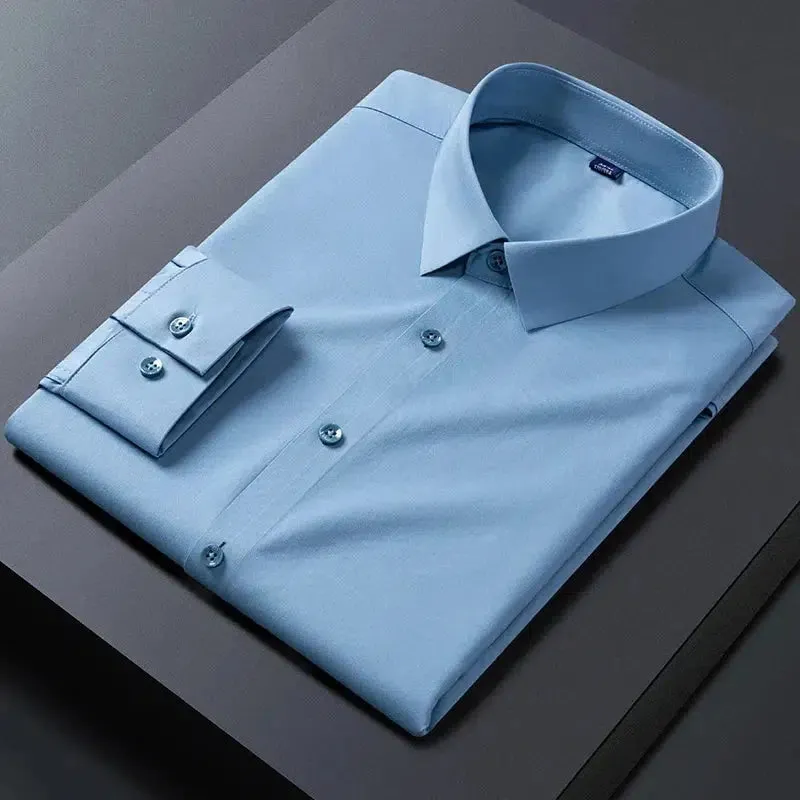 Mens Anti-Wrinkle Long Sleeve Shirts