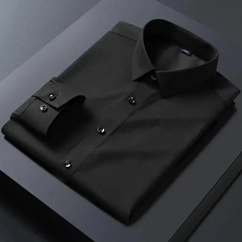 Mens Anti-Wrinkle Long Sleeve Shirts