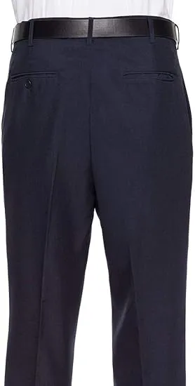 Men's Flat Front Dress Pant Modern Fit - Perfect for Every Day! - Brown