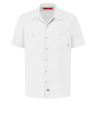 Men's Industrial Short-Sleeve Work Shirt - S535 - White