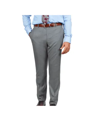 Men's John Varvatos Light Grey 100% Wool Classic Fit Dress Pants