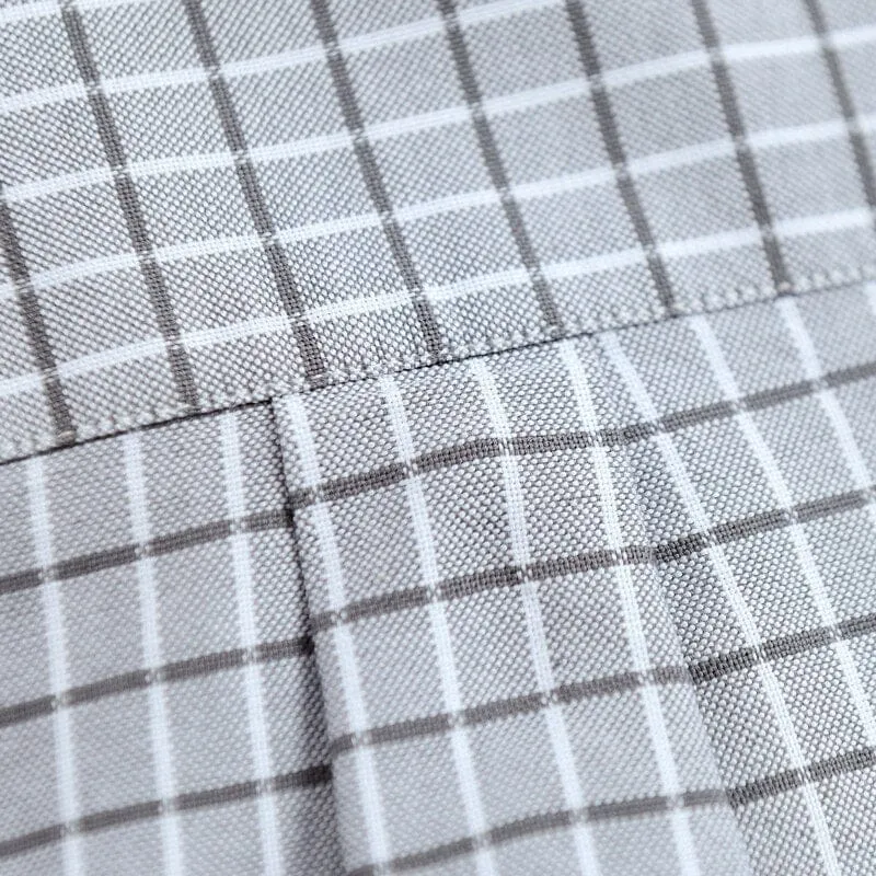 Men's Plaid Oxford Button-down Shirt